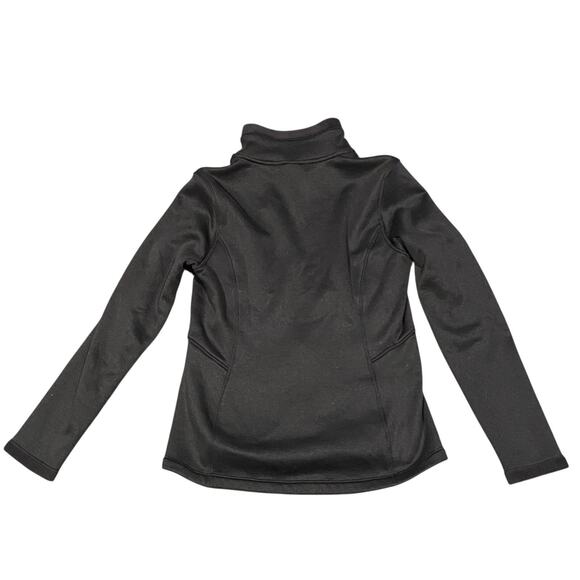 North Face Jacket Womens Medium Grey Full Zip Agave Fleece Hiking Outdoors - Picture 6 of 6